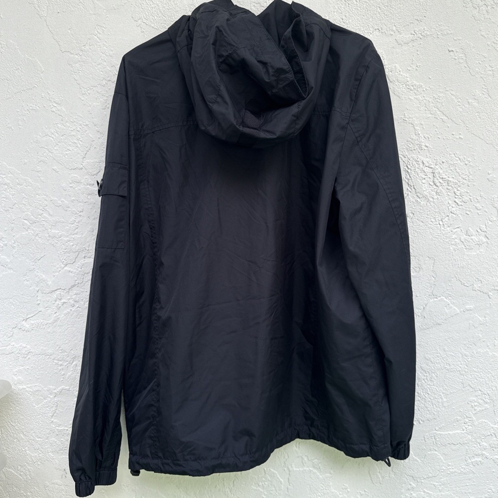 Kenneth Cole New York Windbreaker Men's M Black Jacket Lightweight - Picture 2 of 16